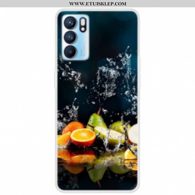 Etui do Oppo Reno 6 5G Splash Cytrusowy